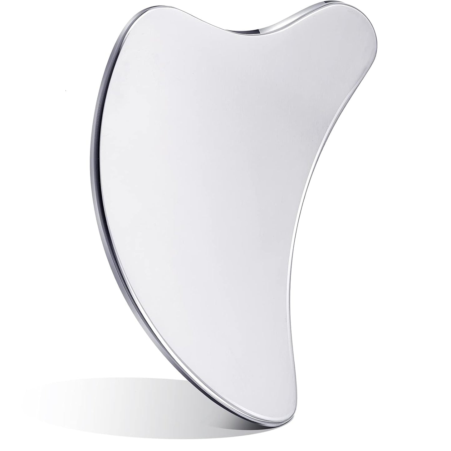 Stainless Steel Gua Sha Facial Tools Guasha for Face Metal Gua Sha Tighten Skin Massage Guasha Beauty Tool for Body Eyes Neck Massager with Travel Pouch Skin Care Gifts (Dolphin Style)