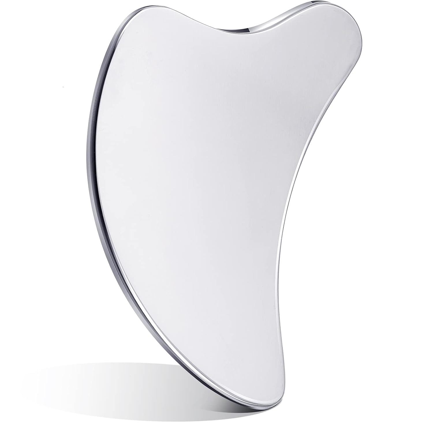 Stainless Steel Gua Sha Facial Tools Guasha for Face Metal Gua Sha Tighten Skin Massage Guasha Beauty Tool for Body Eyes Neck Massager with Travel Pouch Skin Care Gifts (Dolphin Style)