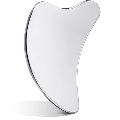 Stainless Steel Gua Sha Facial Tools Guasha for Face Metal Gua Sha Tighten Skin Massage Guasha Beauty Tool for Body Eyes Neck Massager with Travel Pouch Skin Care Gifts (Dolphin Style)